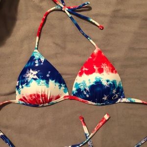 Red White & Blue bikini top